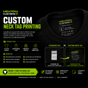 Custom Neck Tag Printing
